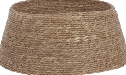House of Seasons Kerstboomstandaarden^ Kerstboomrok - H26 X O58 Cm - Zeegras - Naturel Bruin