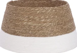House of Seasons Kerstboomstandaarden^ Kerstboomrok - H26 X O50 Cm - Zeegras Off White