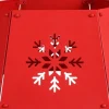 House of Seasons Kerstboomstandaarden^ Kerstboomrok - L58 X B50,5 X H26 Cm - Metaal - Rood