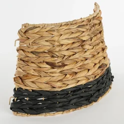 House of Seasons Kerstboomstandaarden^ Kerstboomrok Opvouwbaar - H26 X O51 Cm - Zeegras - Zwart