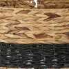 House of Seasons Kerstboomstandaarden^ Kerstboomrok Opvouwbaar - H26 X O58 Cm - Zeegras - Zwart