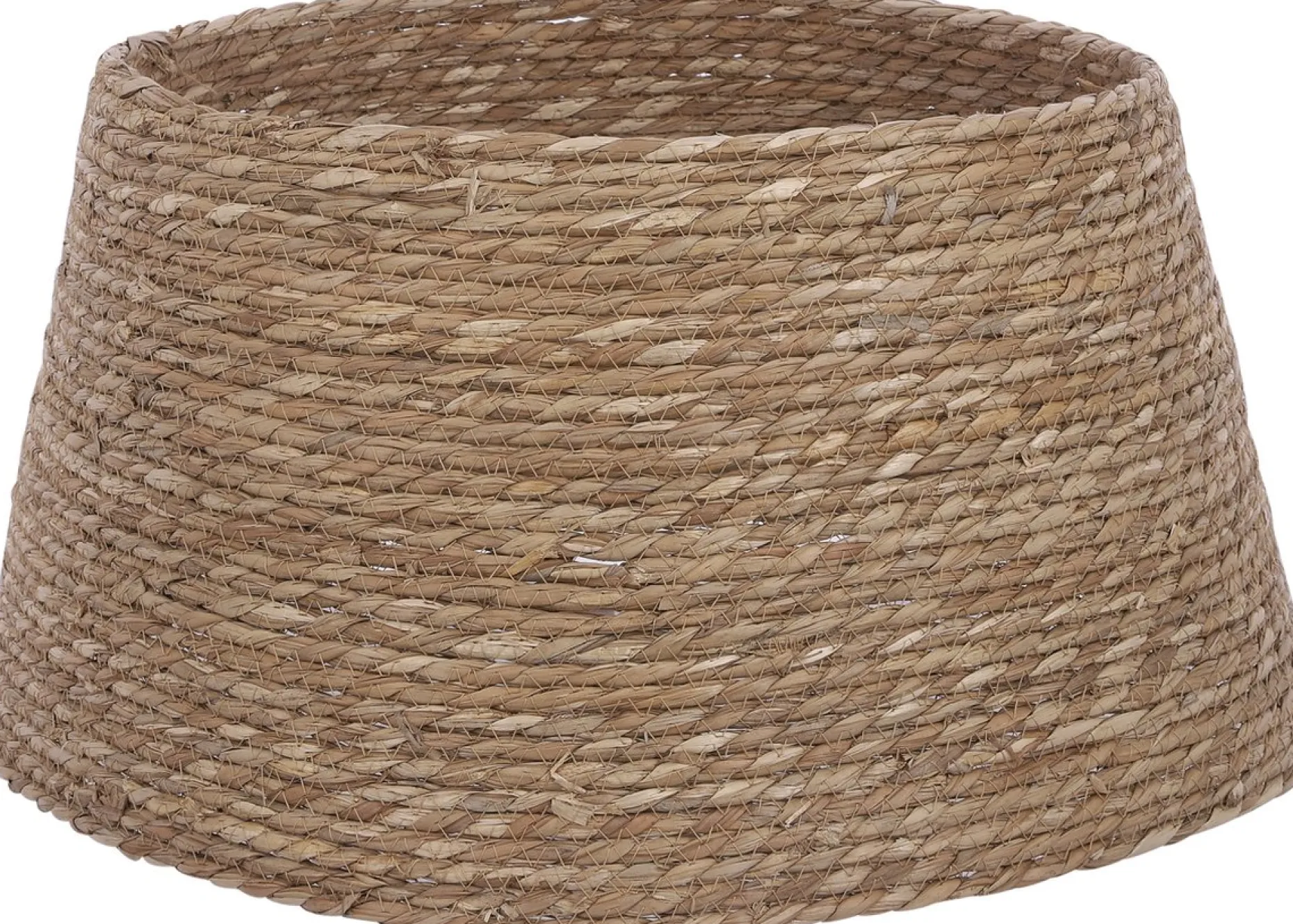 House of Seasons Kerstboomstandaarden^ Kerstboomrok - H26 X O50 Cm - Zeegras - Naturel Bruin