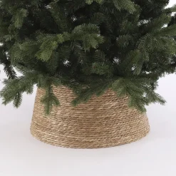 House of Seasons Kerstboomstandaarden^ Kerstboomrok - H26 X O50 Cm - Zeegras - Naturel Bruin