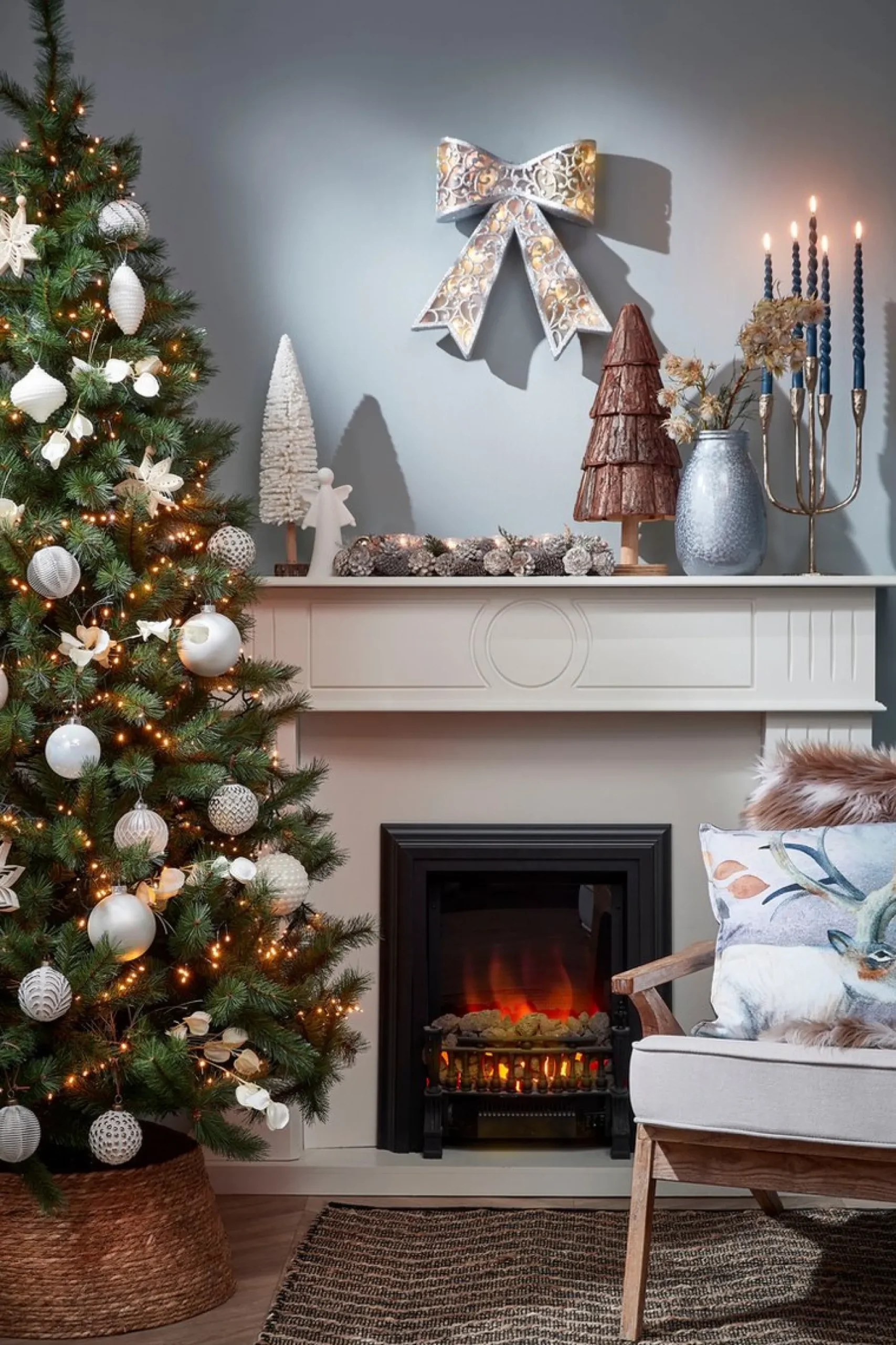 House of Seasons Kerstboomstandaarden^ Kerstboomrok - H26 X O50 Cm - Zeegras - Naturel Bruin