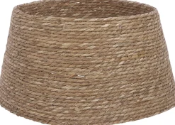 House of Seasons Kerstboomstandaarden^ Kerstboomrok - H26 X O50 Cm - Zeegras - Naturel Bruin