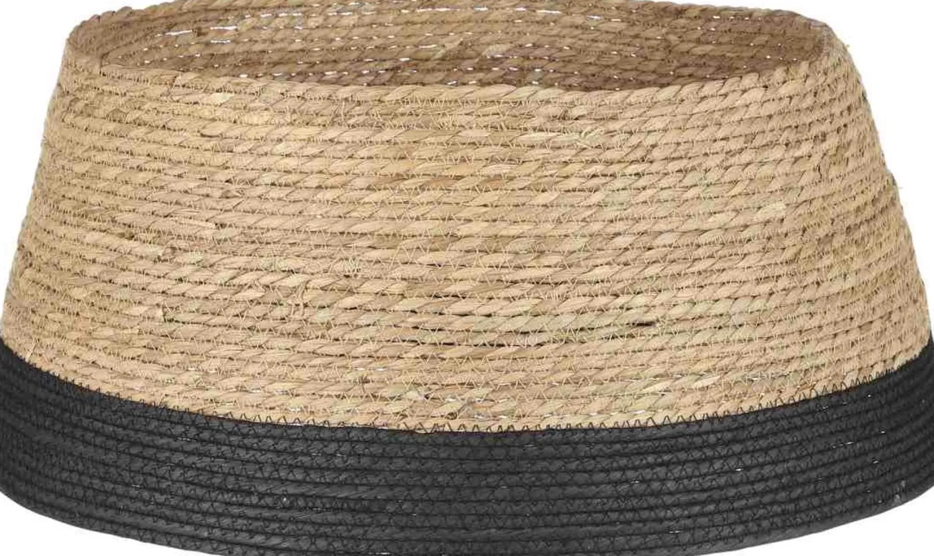 House of Seasons Kerstboomstandaarden^ Kerstboomrok - H26 X O58 Cm - Zeegras Zwart