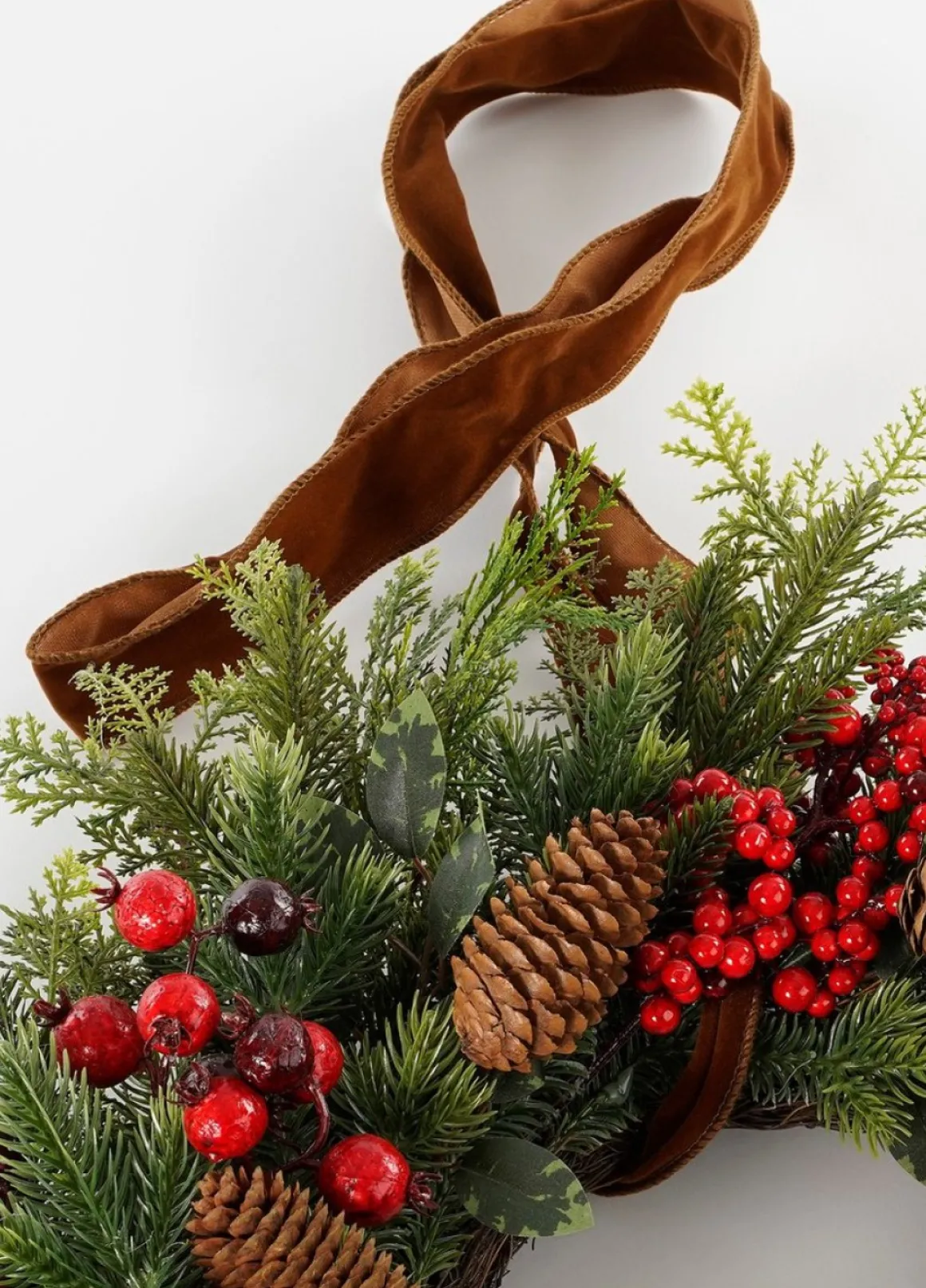 House of Seasons Kerstkrans - O50 Cm - Rood Best Sale