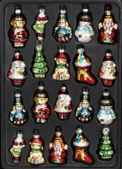 House of Seasons Kerst Ornamenten - Set 20 Stuks - Glas - Groen Flash Sale