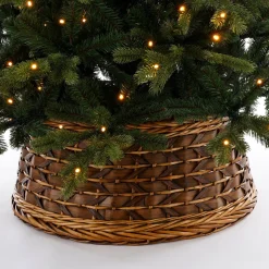 House of Seasons Kerstboomstandaarden^ Lorens Kerstboommand - H21 X O50 Cm - Wilgentakken