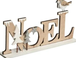 Feeric lights u0026 Christmas Houten Decoratie Voor Kerst: Noel Letters Met Kerstboompjes En Vogeltje Flash Sale
