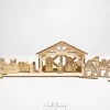 Woodu0027n Laser Design Houten Kerststal Met Figuurtjes Online