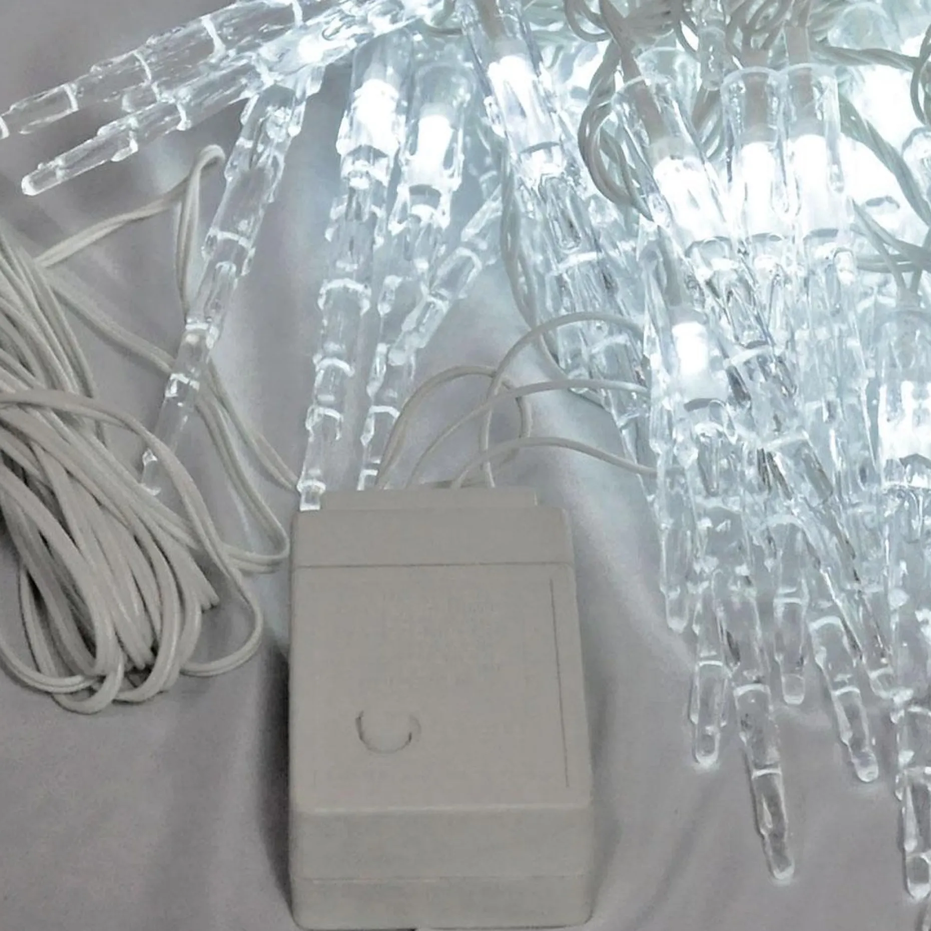 * Lichtslangen^Ijspegel Blauw Kerstverlichting Led Lichtsnoer, Guirlande Voor Binnen En Buiten Gebruik, Ijspegel, Blauw