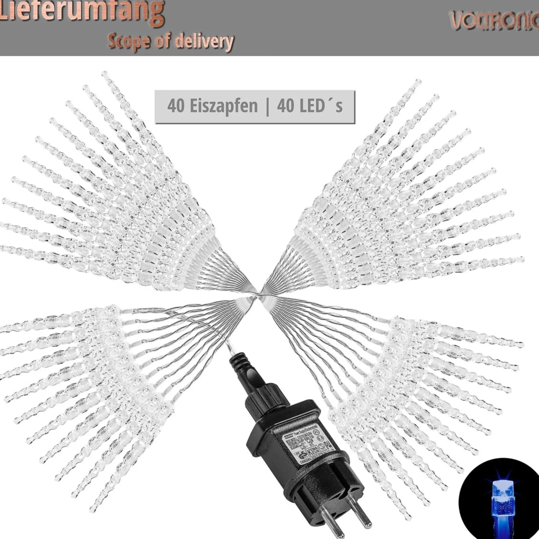 Trend24 Lichtgordijnen^Ijspegel Verlichting Buiten - Kerstverlichting - Kerstverlichting Ijspegel Buiten - Kerstverlichting Binnen - 5.5 M