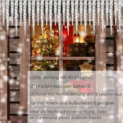Trend24 Lichtgordijnen^Ijspegel Verlichting Buiten - Kerstverlichting - Kerstverlichting Ijspegel Buiten - Kerstverlichting Binnen - 5.5 M