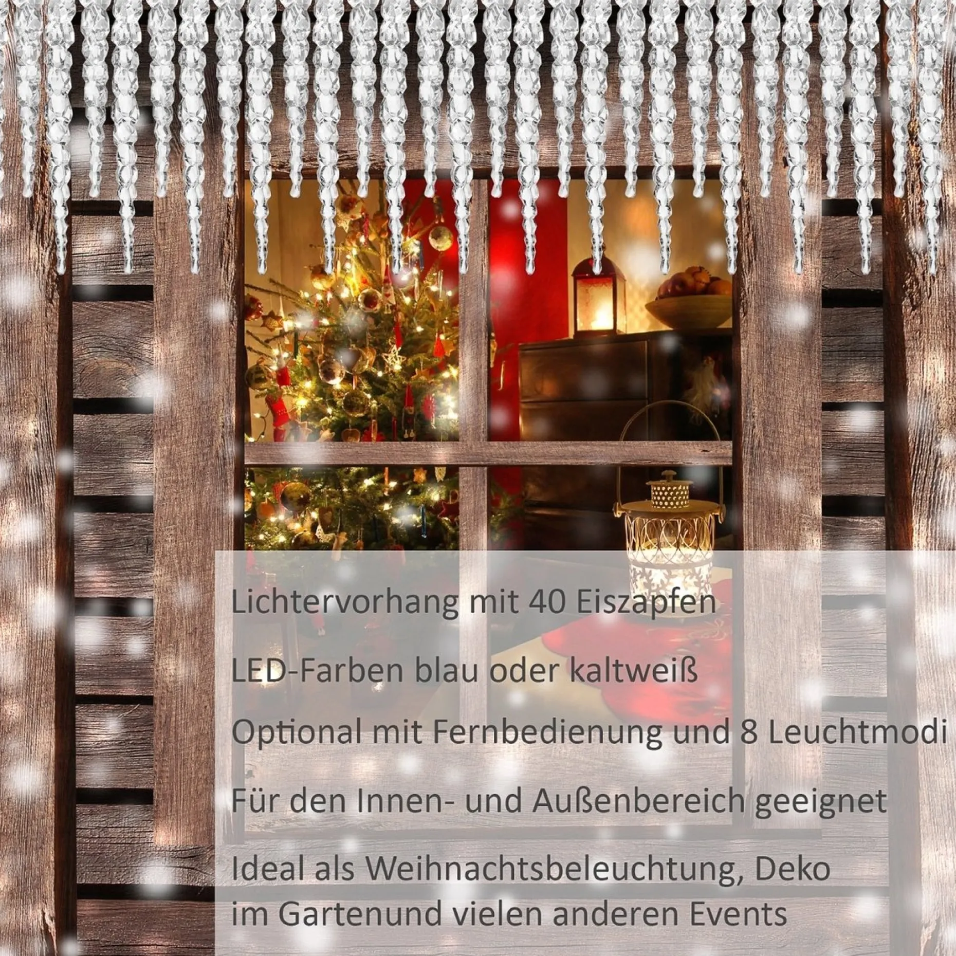 Trend24 Lichtgordijnen^Ijspegel Verlichting Buiten - Kerstverlichting - Kerstverlichting Ijspegel Buiten - Kerstverlichting Binnen - 5.5 M