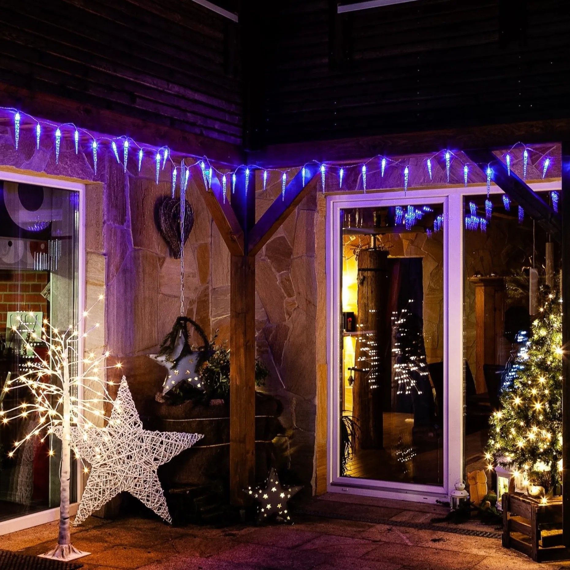 Trend24 Lichtgordijnen^Ijspegel Verlichting Buiten - Kerstverlichting - Kerstverlichting Ijspegel Buiten - Kerstverlichting Binnen - 5.5 M