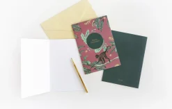 A-Journal Kerstkaarten^&Ink Kerstkaarten Set - 10 Stuks - Luxe Dubbele Kerstkaarten Met Enveloppen