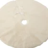 J-Line Kerstboomstandaarden^ Kerstboomrok Rond Polyester Wit