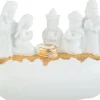 J-Line Kerststal 3 Koningen Op Steen Resine Wit/Goud New