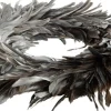 J-Line Krans Deco Losse Veren Zilver Shop