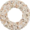 J-Line Krans Deco Mix Schelpjes Beige/Grijs Small Store