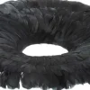 J-Line Krans Deco Veren Zwart Sale
