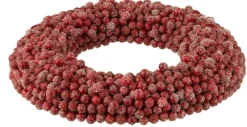 J-Line Krans Rond Bessen Plastiek Rood Large Cheap