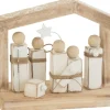 J-Line Kribbe Minimalistisch Hout Naturel/Wit Online
