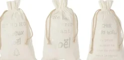 J-Line Zak Kerst Frans Velvet Medium Assortiment Van 3 Sale