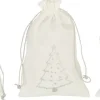 J-Line Zak Kerst Mix Velvet Wit/Zilver Small Assortiment Van 3 Cheap