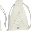J-Line Zak Kerst Mix Velvet Wit/Zilver Extra Small Assortiment Van 3 Online