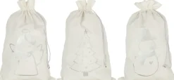 J-Line Zak Kerst Mix Velvet Wit/Zilver Large Assortiment Van 3 Online