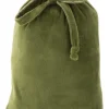 J-Line Zak Kerst Velvet Kaki Groen Small - 4 Stuks Best
