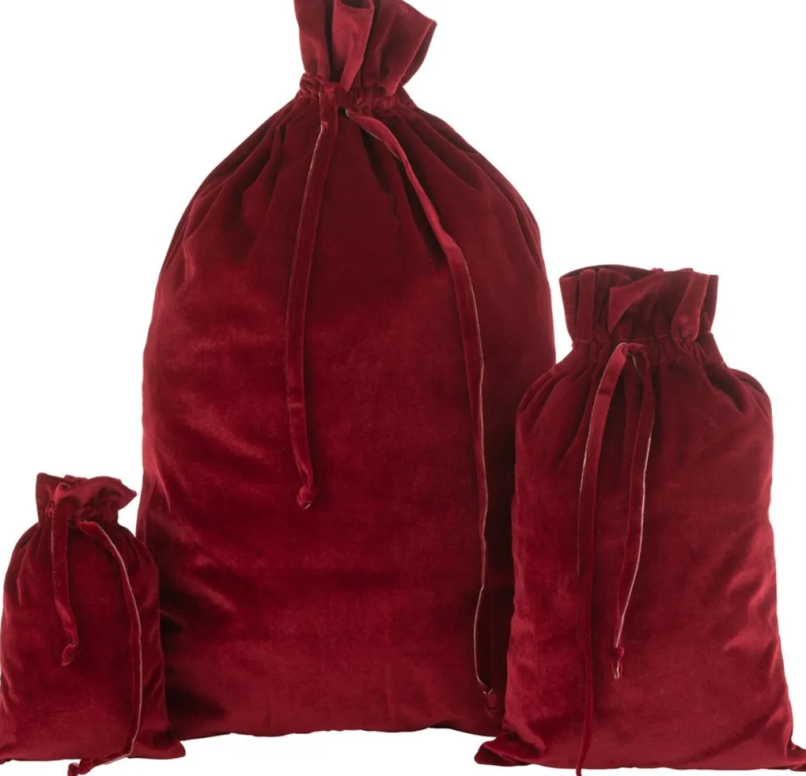 J-Line Zak Kerst Velvet Rood Large Best Sale