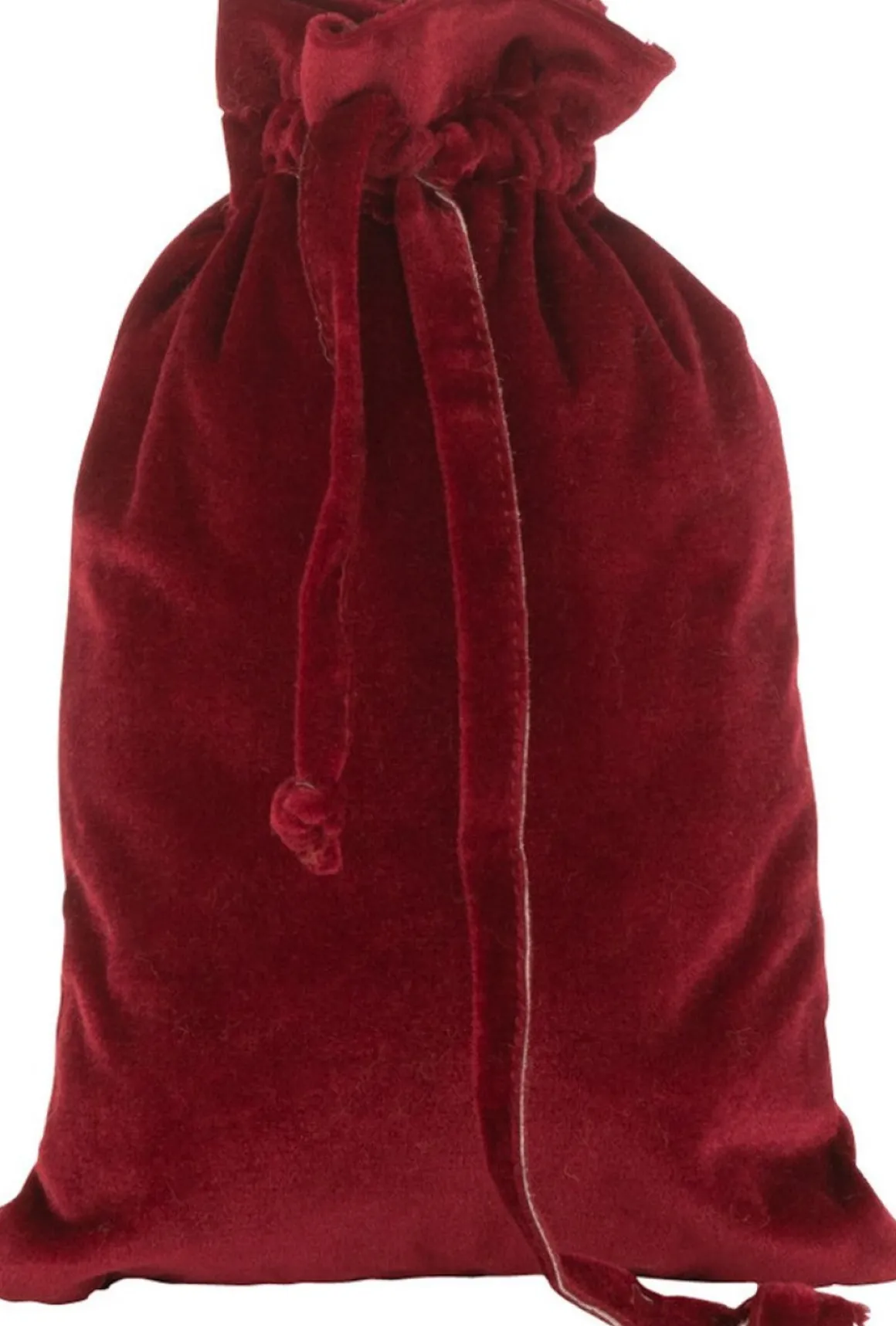 J-Line Zak Kerst Velvet Rood Small - 4 Stuks Store