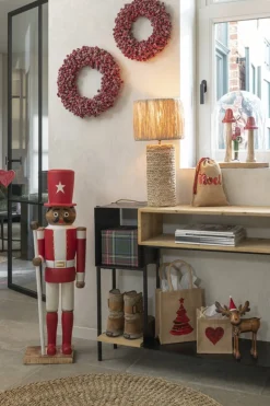 J-Line Zak Noel Pailletten+Trekkoord Jute Naturel Assortiment Van 3 Clearance
