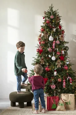 J-Line Zak Noel Pailletten+Trekkoord Jute Naturel Assortiment Van 3 Clearance