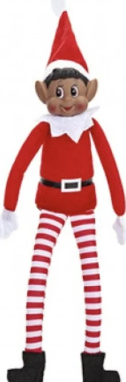 Elves Behavin Badly Jongen - Lichtbruin - Kerst - Pop - Kerstmis Traditie - Naughty Elves - Hot