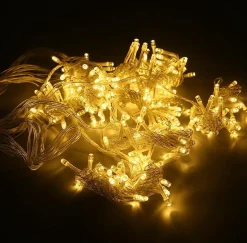 J-Pro Lichtgordijnen^ Curtain Light 3X3M Lichtsnoer Op Netstroom - Tuinverlichting Led - Lichtslinger - Led Lichtgordijn 3X3M