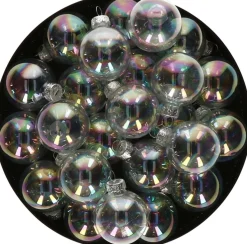 Othmar Decorations Kerstballen Set - Glas - 36X Stuks Parelmoer - 4 Cm Fashion