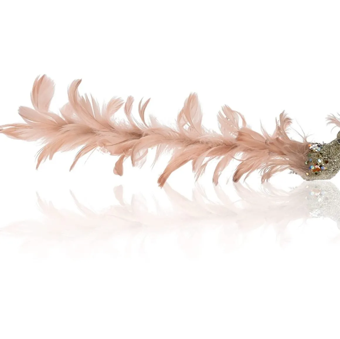 com-four Kerstboomdecoratie Vogel - Pauw Met Pailletten Voor Kerstboomdecoratie - Kunststof Vogels Met Clip Voor Kerst Best
