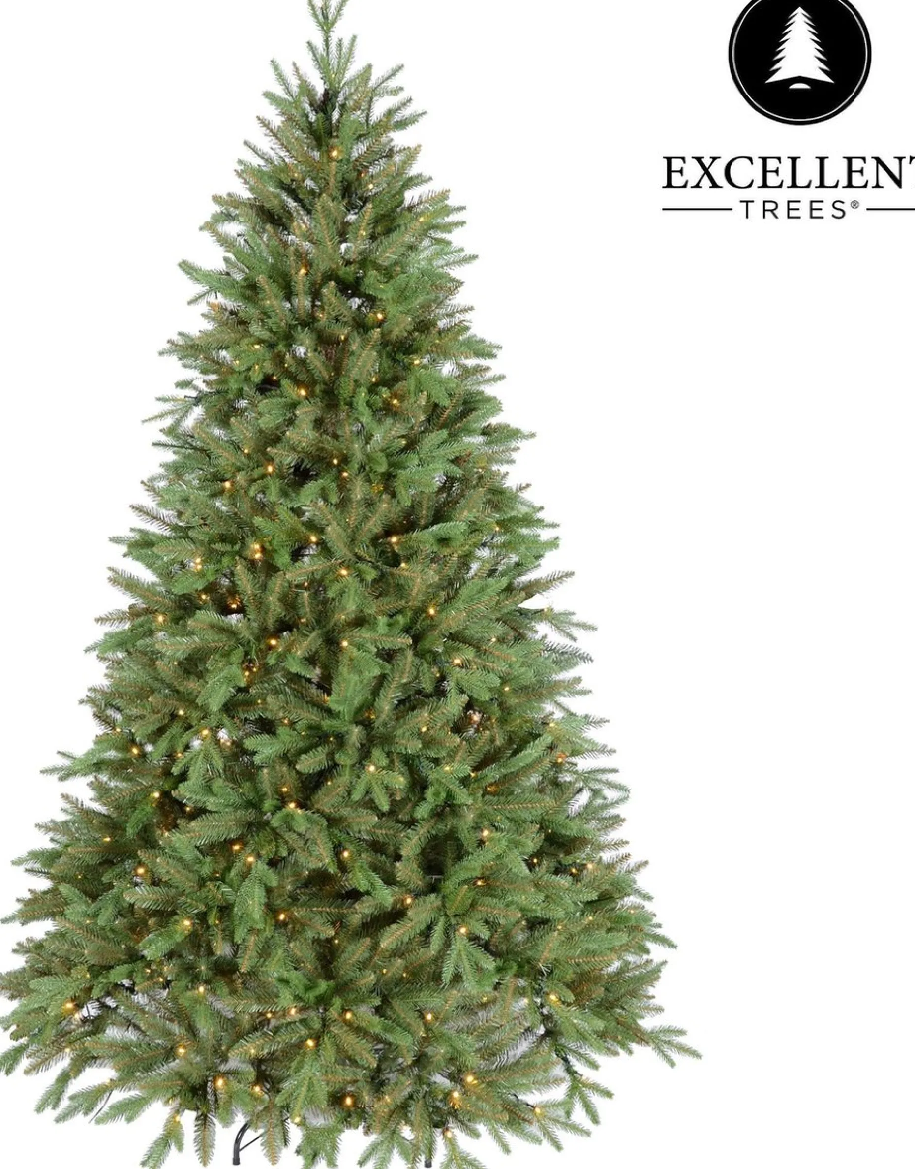Excellent Trees Kunstkerstbomen^Kerstboom ® Led Ulvik Met Verlichting - Luxe Uitvoering - 250 Lampjes 150 Cm
