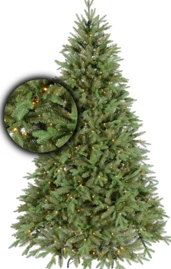 Excellent Trees Kunstkerstbomen^Kerstboom ® Led Ulvik Met Verlichting - Luxe Uitvoering - 250 Lampjes 150 Cm