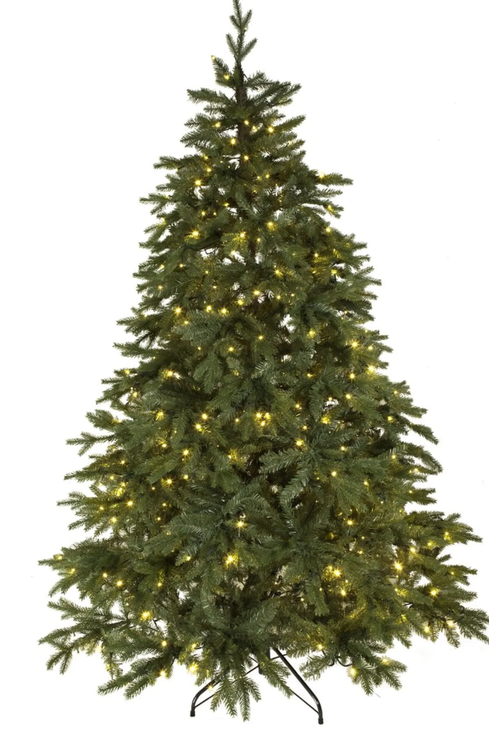 Excellent Trees Kunstkerstbomen^Kerstboom ® Led Ulvik Met Verlichting - Luxe Uitvoering - 250 Lampjes 150 Cm
