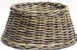 van der Leeden Kerstboomstandaarden^Kerstboomhuls Rotan Antique Grey D75H20Cm