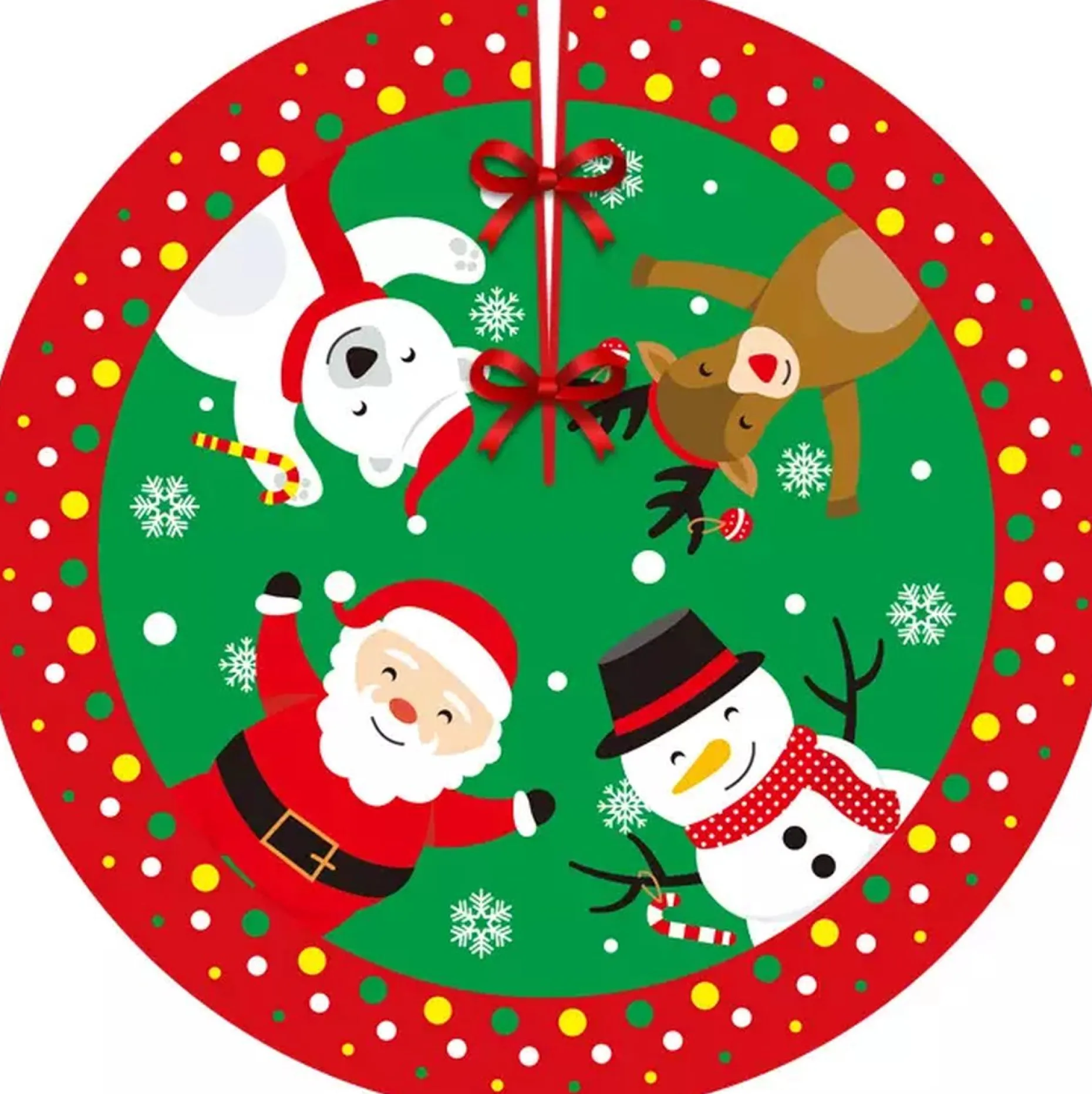 VinkToys Kerstboomstandaarden^Kerstboomkleed - Kerstboomrok - Kerstboom Ring - Kleed Voor Onder Kerstboom - 90Cm - Kerstboom Standaard - Voet Voor Kerstboom