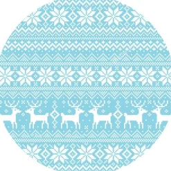 vloerkledenopvinyl.nl Kerstboomstandaarden^Kerstboom Kleed | Rendier Blauw