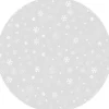 vloerkledenopvinyl.nl Kerstboomstandaarden^Kerstboom Kleed | Sneeuwvlokjes Lichtgrijs