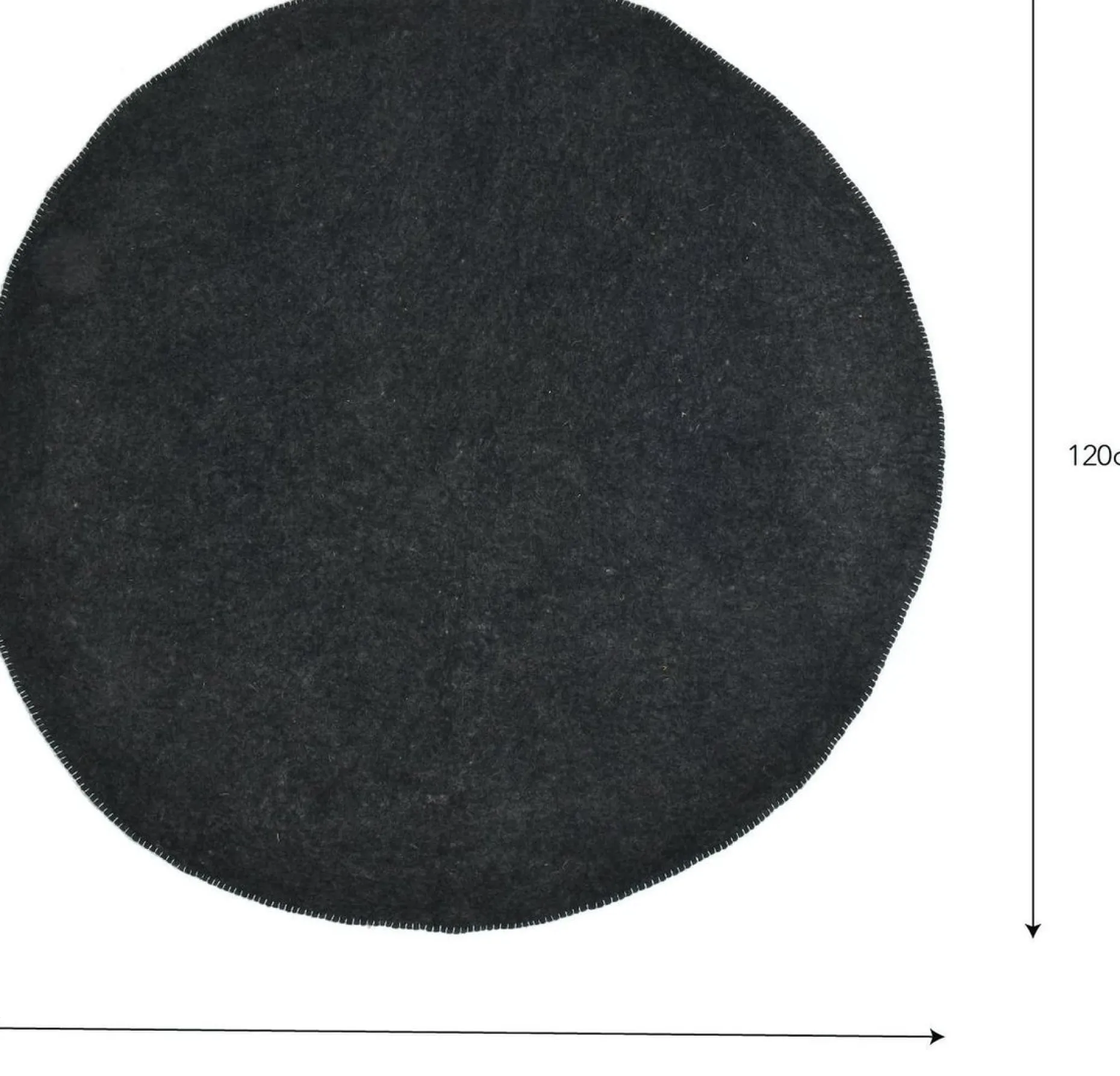 GardenTrading Kerstboomstandaarden^Kerstboomkleed - Vilt Tapijtje Rond 120 Cm Diameter - Kerstboommat