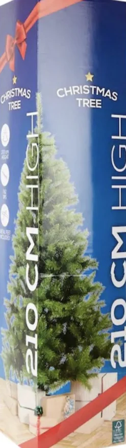 christmas tree Kunstkerstbomen^Kerstboom Met Standaard 210 Cm